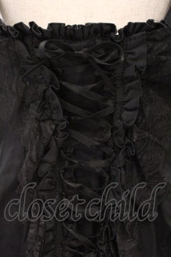 画像2: MARBLE / レースアップオーバースカート  ブラック O-26-02-24-052-GO-SK-OW-OS