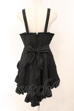 画像4: MARBLE / レースアップオーバースカート  ブラック O-26-02-24-052-GO-SK-OW-OS