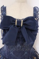 画像2: Angelic Pretty / メルカトル骨董品店ロングジャンパースカート  ネイビー O-26-02-24-053-AP-OP-OW-OS (2)