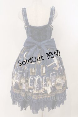 画像6: Angelic Pretty / メルカトル骨董品店ロングジャンパースカート  ネイビー O-26-02-24-053-AP-OP-OW-OS