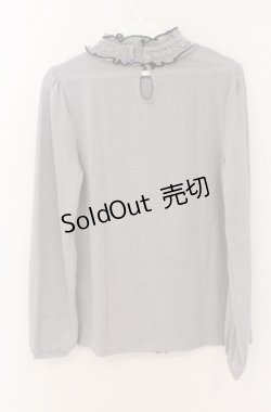 画像3: axes femme / ブラウス風プルオーバー M グレー O-26-02-24-1029-AX-TO-IG-OS