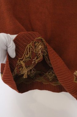 画像4: MEN'S KANEKO ISAO / ニットベスト  ブラウン O-26-02-24-1036-EL-TO-IG-OS