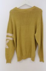 画像3: MEN'S KANEKO ISAO / モチーフ付きくまニット  イエロー O-26-02-24-1040-EL-TO-IG-ZT641 (3)
