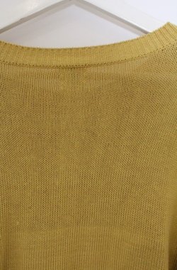 画像4: MEN'S KANEKO ISAO / モチーフ付きくまニット  イエロー O-26-02-24-1040-EL-TO-IG-OS