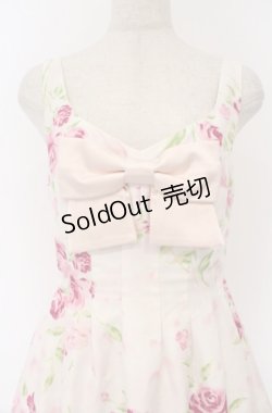 画像2: JESUS DIAMANTE / JAPONドールワンピース  ぼかし薔薇柄ピンク O-26-02-24-1045-JE-OP-OW-OS