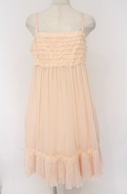 画像1: JESUS DIAMANTE / メアリーローズワンピース 42 ピンク O-26-02-24-1046-JE-OP-OW-OS