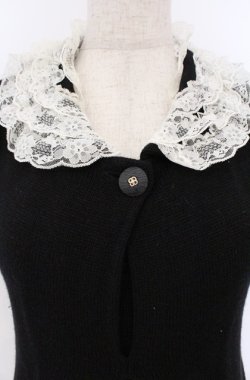 画像2: JESUS DIAMANTE / 丸襟ニットワンピース 40 クロ O-26-02-24-1047-JE-TO-OW-OS