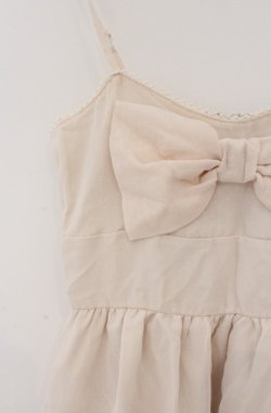 画像2: LIZ LISA / BIGリボンシフォンキャミワンピース 0 ピンク寄りアイボリー O-26-02-24-1005-LO-OP-OW-OS