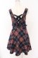 画像3: LIZ LISA / タータンビスチェ風スカート 0 ネイビー O-26-02-24-1049-LO-SK-YM-OS (3)