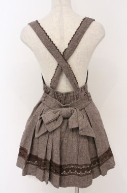 画像5: Secret Honey / 裾レースヘリンボンスカート 2 ブラウン O-26-02-24-1051-CA-SK-YM-OS