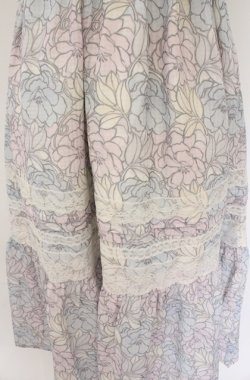 画像3: LIZ LISA / レースはわせ総柄マキシワンピース 0 サックスｘラベンダーｘピンク O-26-02-24-1055-LO-OP-YM-OS