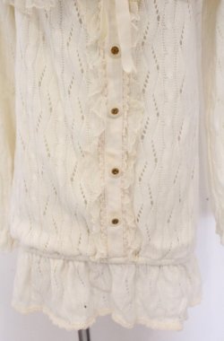 画像3: LIZ LISA / 鍵編みニットトップス 0 アイボリー O-26-02-24-1057-LO-TO-YM-OS