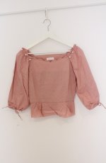 画像1: LIZ LISA / スカラップ襟2WAYトップス 0 サーモン O-26-02-24-1061-LO-TO-YM-OS (1)