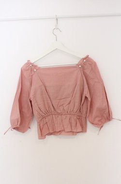 画像2: LIZ LISA / スカラップ襟2WAYトップス 0 サーモン O-26-02-24-1061-LO-TO-YM-OS