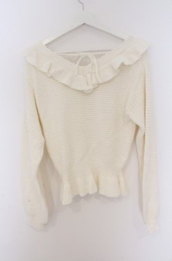 画像4: LIZ LISA / かぎ編みニットトップス 0 オフシロ O-26-02-24-1063-LO-TO-YM-OS