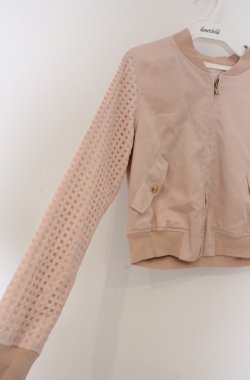 画像2: LIZ LISA / バックレースアップ切り替えジャケット 0 ピンク O-26-02-24-1068-LO-JA-YM-OS