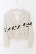LIZ LISA / リボン付きショートジャケット 0 ベージュ O-26-02-24-1069-LO-JA-YM-OS