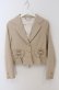 画像1: LIZ LISA / リボン付きショートジャケット 0 ベージュ O-26-02-24-1069-LO-JA-YM-OS (1)