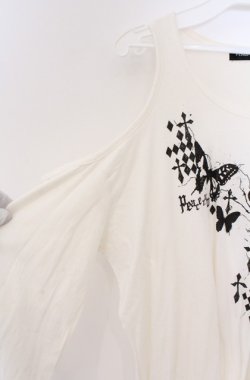 画像2: PEACE NOW / バタフライptオフショルカットソー M ホワイト O-26-02-24-1007-PU-TO-OW-OS