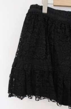 画像2: MARBLE / 総レースミニスカート  ブラック O-26-02-24-1009-GO-SK-OW-OS