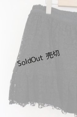 画像2: MARBLE / 総レースミニスカート  ブラック O-26-02-24-1009-GO-SK-OW-ZT548