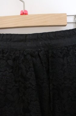 画像4: MARBLE / 総レースミニスカート  ブラック O-26-02-24-1009-GO-SK-OW-OS