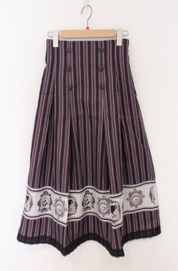 画像1: axes femme / ディズニーヴィランズ/スカート M ワイン O-26-02-24-1016-AX-SK-IG-OS