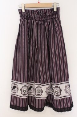 画像4: axes femme / ディズニーヴィランズ/スカート M ワイン O-26-02-24-1016-AX-SK-IG-OS