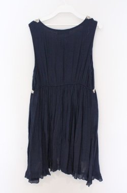 画像4: axes femme / 刺繍レースチュニック M ネイビー O-26-02-24-1018-AX-OP-IG-OS