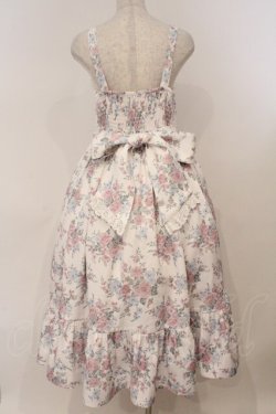 画像5: Chalmiere / クラシカルローズ柄ジャンパースカート  ピンク O-26-02-24-058-0-OP-IG-OS