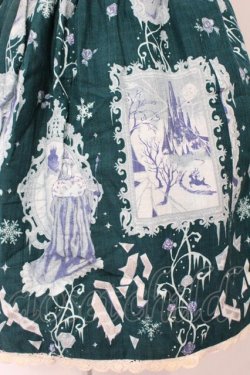 画像4: ALICE and the PIRATES / 氷の女王と白の魔法柄スカート  グリーン O-26-02-24-059-PA-SK-OW-OS