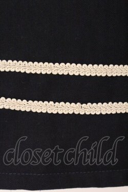 画像3: axes femme / ダブルボタンパイピングケープコート M ネイビー O-26-02-24-083-AX-CO-IG-OS