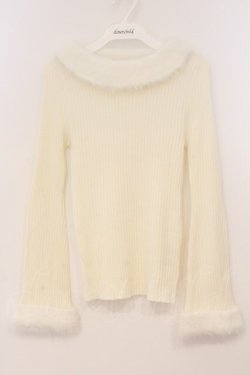 画像1: Secret Honey / シャギーニット  オフシロ O-26-02-24-085-CA-TO-IG-OS