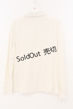 画像2: axes femme / 前立てデザインブラウス風プルオーバー M オフ O-26-02-24-089-AX-TO-IG-OS