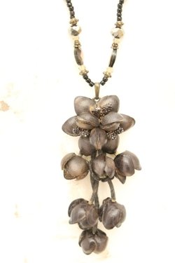 画像1: LOLITA他 / モチーフコードネックレス  クロ O-26-02-24-2050-PU-AC-IG-OS