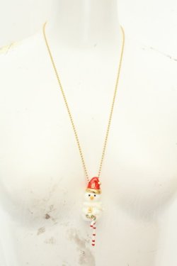画像2: Q-pot. / パウダーシュガースノーマンネックレスセット  シロ O-26-02-24-2053-QP-AC-IG-OS