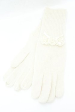 画像1: PINK HOUSE / モチーフ手袋  オフ O-26-02-24-2071-LO-ZA-IG-OS