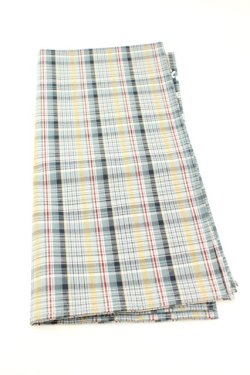 画像2: Karl Helmut / ハンカチーフ  ロゴチェック ブルー系 O-26-02-24-2074-EL-ZA-IG-OS