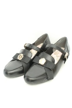 画像1: m petit by misako / NINA'Sコラボパンプス L クロ O-26-02-24-2077-LO-SH-IG-OS