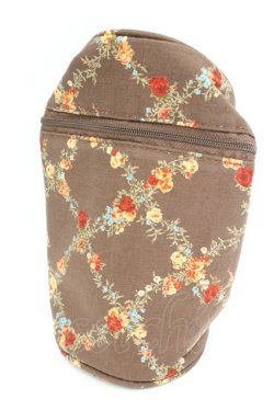 画像1: PINK HOUSE / 保冷ミニポーチ  茨ローズブラウン O-26-02-24-2084-LO-ZA-IG-OS