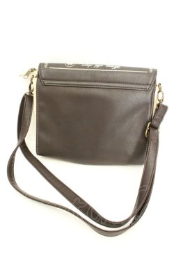 画像2: axes femme / ブックトートバッグ 210×250×65MM ブラウン×アイボリー O-26-02-24-2094-AX-BG-IG-OS