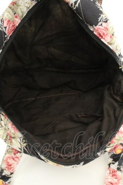 画像3: PINK HOUSE / ローズチェリーキルトバッグ  クロ O-26-02-24-2096-LO-BG-IG-OS