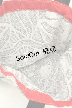 画像3: HANGRY&ANGRY / パールトートバッグ  グレー×レッド O-26-02-24-2097-HN-BG-IG-OS