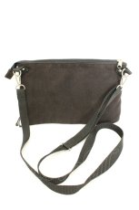 画像2: HIDEROCK Design / カットオフ×レースアップサコッシュ  ブラック O-26-02-24-2100-PU-BG-OW-ZTK015 (2)