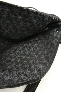 画像3: HIDEROCK Design / カットオフ×レースアップサコッシュ  ブラック O-26-02-24-2100-PU-BG-OW-OS