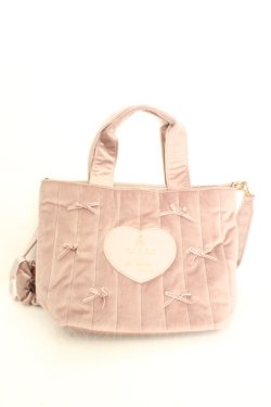 画像1: m petit by misako / 2WAYバッグ  ピンク O-26-02-24-2103-LO-BG-IG-OS