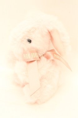 画像1: PINK HOUSE / 幸見うさぎぬいぐるみコサージュ  ピンク O-26-02-24-2013-LO-AC-OW-OS