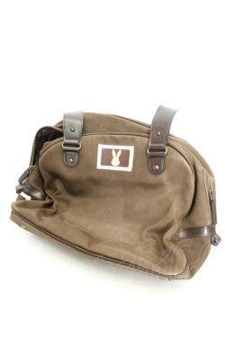 画像2: PINK HOUSE / うさぎ刺繍ボストンバッグ  ブラウン O-26-02-24-2106-LO-BG-IG-OS