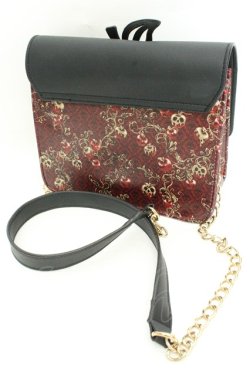 画像2: ALICE and the PIRATES / Disney コラボ　白雪姫　毒りんごショルダーバッグ  クロ×ワイン O-26-02-24-2112-PA-BG-IG-OS