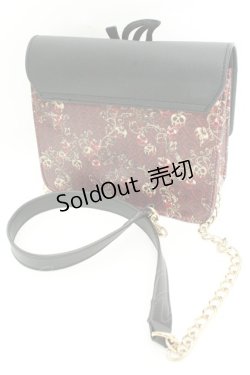 画像2: ALICE and the PIRATES / Disney コラボ　白雪姫　毒りんごショルダーバッグ  クロ×ワイン O-26-02-24-2112-PA-BG-IG-ZTK015